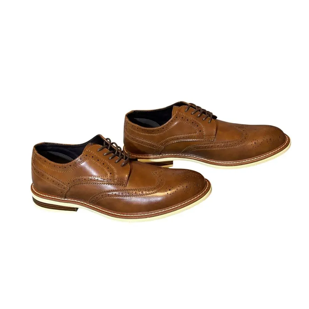 Kenneth Cole Reaction Men's Wingtip Brogue Oxford Loafers Size 9 NWOT